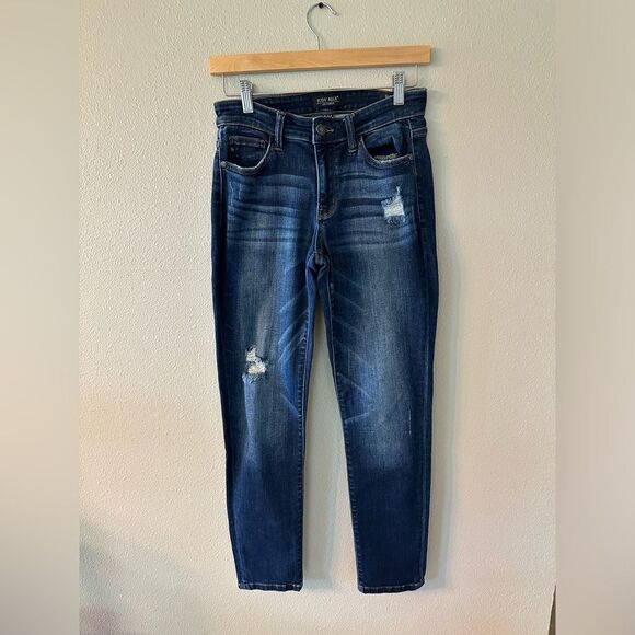 Judy Blue Slim Fit Distressed Stretch Denim Jeans Size 3 / 25 - Picture 1 of 6
